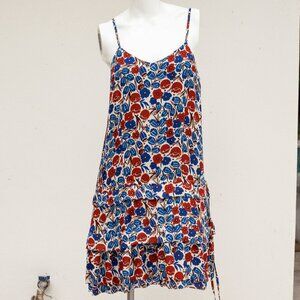 Derek Lam 10 Crosby Blue Terracotta floral mini dress Size 6